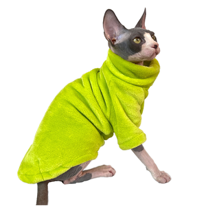 Suéter de Forro Polar de Poliéster Grueso, Súper Suave y Cálido de Doble Cara para Gatos Esfinge - Temporada de Invierno y Primavera - Product Image 2