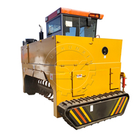Machine à retourner le compost en rangée pour la production d'engrais organique en promotion