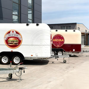 हल्के स्टील पेंट फिनिश मोबाइल फूड ट्रक 2-व्हील/4-व्हील वैकल्पिक - Product Image 2