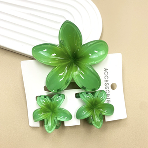 Ensemble Top Vente de Pinces à <span class=keywords><strong>Cheveux</strong></span> Crabe Fleur, Accessoires de Mode pour <span class=keywords><strong>Cheveux</strong></span> - Product Image 2