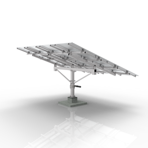 Mini-<span class=keywords><strong>suiveur</strong></span> <span class=keywords><strong>solaire</strong></span> JCHX pour 2 panneaux photovoltaïques, suivi du soleil par capteur de lumière, étanche, avec roulement orientable et actionneur linéaire - Product Image 5