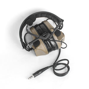 TAC-SKY WCOMTAC III Headset taktis olahraga bando dapat dilepas baru dengan earcup Gel silika earphone Noise Cancelling WYS0053 - Product Image 4