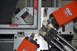 Wondec tự động <span class=keywords><strong>CNC</strong></span> Bốn đầu Góc uốn tóc bồng máy cho cửa sổ nhôm và cửa ra vào sản xuất - Product Image 6