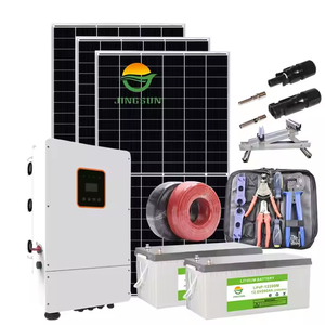 ระบบไฮบริดพลังงานแสงอาทิตย์ Jingsun แบบออฟกริดครบชุด 8kw 10kw 20kw 25kw ชุดระบบพลังงานแสงอาทิตย์ ติดตั้งง่าย - Product Image 1