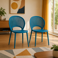 Chaise de salle à manger empilable en PP de qualité commerciale australienne, robuste, sans accoudoirs, pour café, hôtel, restaurant, vente en gros à Sydney