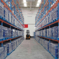 Système de rayonnage industriel robuste et réglable pour la logistique industrielle