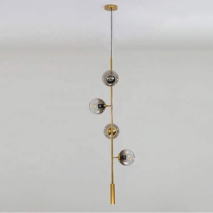 Nordic moderno e minimalista <span class=keywords><strong>palla</strong></span> di vetro lampadario decorativo per il ristorante di illuminazione - Product Image 4