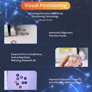 2025 più recente Rainbow Nano 9 A1 UV stampante a getto d'inchiostro colore Flatbed per vestiti in PVC custodie per telefono rotative stampa di etichette in plastica - Product Image 3