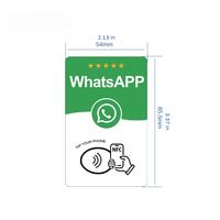 Mini-étiquette NFC en PVC MK – Carte de visite intelligente avec QR code, à toucher et à scanner, pour les cabinets médicaux