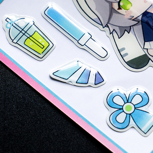 Aangepaste Cartoon Vinyl Hars Logo Epoxy <span class=keywords><strong>Sticker</strong></span> Ronde Kinderen Waterdichte Dome Epoxy Stickers <span class=keywords><strong>3d</strong></span> - Product Image 2