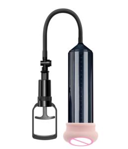 Männliche Übung stimuliert realistisches Gefühl Donut Ärmel Finger griff schwarz Penis Pumpe Mastur bator - Product Image 1