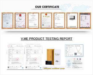Vàng thật Au585, vàng nguyên chất <span class=keywords><strong>14</strong></span> <span class=keywords><strong>karat</strong></span>, dây chuyền sóng Singapore 1.2mm dùng làm đồ trang sức - Product Image 6