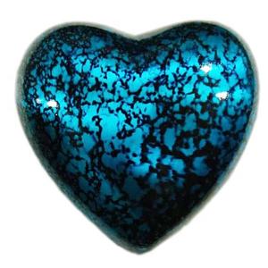 Nuevas y atractivas urnas de cremación de metal en forma de corazón con diseño de pata hecho a mano para recuerdo de cenizas funerarias de mascotas a precio de mayorista - Product Image 3