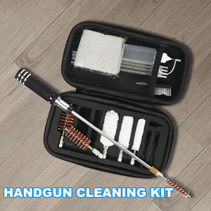 Kit d'outils de nettoyage d'armes à feu, brosse en nylon noir, manche en acier inoxydable, brosse multifonctionnelle pour l'entretien des armes à feu, 7,87 pouces x 4,2 pouces - Product Image 3