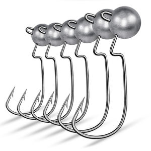 5 unids/lote anzuelos Ball Jighead 3,5G-10g anzuelos <span class=keywords><strong>de</strong></span> pesca <span class=keywords><strong>de</strong></span> carbono Jigging anzuelos <span class=keywords><strong>de</strong></span> púas Ned Rig anzuelos <span class=keywords><strong>aparejos</strong></span> <span class=keywords><strong>de</strong></span> pesca - Product Image 1