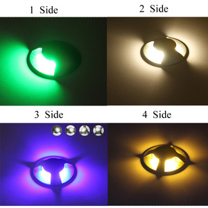 Lumière d'escalier encastrée de haute qualité, à prix avantageux, en aluminium IP67, avec un revêtement noir, pour les allées extérieures - Product Image 3