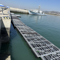 Bateau de marina de plate-forme flottante en aluminium personnalisé de quai de Jetski en métal antirouille