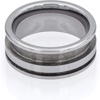 Versilberter 8mm 6mm 4mm Blank Core Wolfram Ring für Herren Schmuck Wolfram carbid Ring Blank Core mit Nut