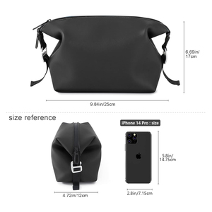 Có thể gập lại dây kéo mở rộng túi lưới không thấm nước cạo râu phụ kiện vệ sinh cá nhân Tổ Chức Phòng Tắm Túi vệ sinh cá nhân du lịch - Product Image 3