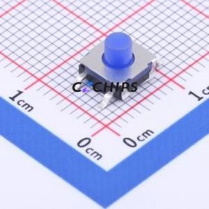 GT-TC126B-H052-L5 Tactile Switch SMD Switch Single Pole Single Throw Round Button 2.5N Vertical Mount - Product Image 1