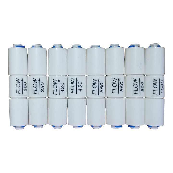 Ro Flow Restrictor Not Working RO Flow Restrictor - Choose From 300, 450,  500, 600, 800 & 1000 ML/Min Sizes For Reverse Osmosis Systems Reverse  Osmosis Flow Restrictor 450 ML 1:3 1/4" OD Tube Flow Restrictor Aquarium RO Water Filt