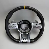 Volante Deportivo de Fibra de Carbono Compatible con Mercedes-Benz 809/ AMG 809-e-300 (Modelos Antiguos y Nuevos)