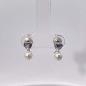 Pendientes de Perlas de Imitación en Forma de Corazón para Mujer, de Tianyu Gems, en Latón Chapado en Oro - Regalo - Product Image 6