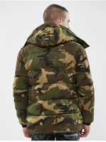 Vente en gros Parka d'hiver vestes en coton plus épais à capuche Chaquetas Hombre Camouflage pardessus hommes Casual Camouflage vestes hommes