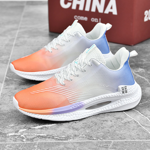 Zapatillas Deportivas Casuales de Malla Transpirable con Amortiguación de PU de Talla Grande, Zapatillas de Running con Amortiguación de Aire a la Moda para Parejas, Estilo Caminar - Product Image 3