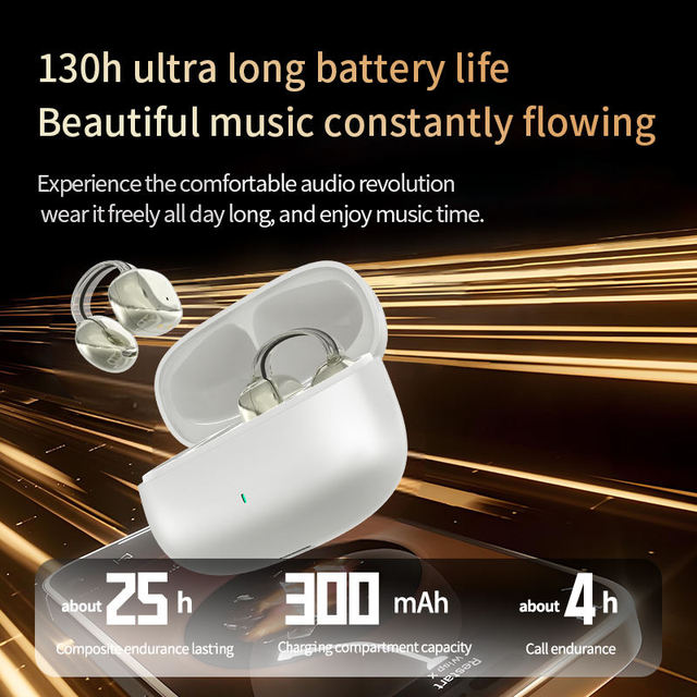 New YX59 AI Smart Ear Clips Earbuds OWS With ANC Noise Reduction Bone Conduct Earphone JL Realtime Language Translator With APP