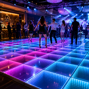 Baldosas LED RGB para Pista de Baile con Iluminación de Color Cambiante para Discotecas, Fiestas y Eventos de DJ - Product Image 1