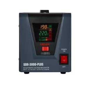 2000VA稳压器100-270V输入范围继电器控制220V AVR价格2KVA稳压器
