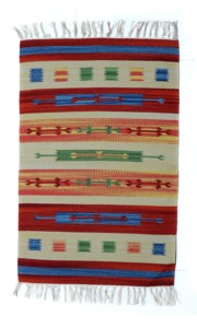 Tapis moderne en coton frais fait à la main, lavable en machine, écologique, multicolore, pour la décoration de la maison et des voyages - Product Image 2