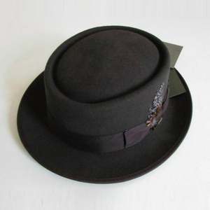 Chapeau H631 unisexe en laine pour adulte, style hamburger, pour homme, idéal pour les fêtes et l'église, casquette Fedora en feutre de laine - Product Image 2