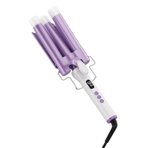 Curling <strong>Iron</strong> Roller Shaper Electric Ceramic Coated Curling <strong>Iron</strong> Roller Shaper 3 Bucket Hair Styling Tools Curling <strong>Iron</strong>