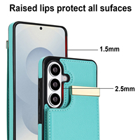 Étui portefeuille pour Samsung Galaxy S26 Plus avec fermoir de protection, porte-cartes, en cuir, magnétique, avec blocage RFID, coque de téléphone