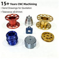 Service de fraisage CNC et d'usinage pour pièces en aluminium et acier inoxydable, moulinet de pêche en aluminium personnalisé pour la plongée