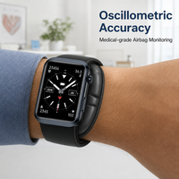 Reloj Inteligente 4G Independiente con Monitor de Presión Arterial, Pantalla AMOLED, Rastreador de Salud, Frecuencia Cardíaca, SpO2, Alerta SOS, GPS, Silicona, IPX7