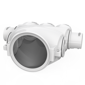 Accesorios de ventilación ABS, distribuidor de conductos de aire de 1-7 puertos, silenciador, accesorios de conductos de tubería de PE, hospitales, gimnasios, escuelas, sótanos - Product Image 5