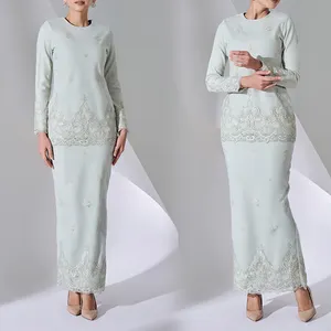New Design OEM ODM Baju Kurung Wholesale Malaysia Abaya Muslim Dress Design Baju Kurung Moden