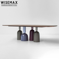 WISEMAX – meuble de maison en bois massif de style italien, table à manger rectangulaire, table de bureau moderne, offre spéciale