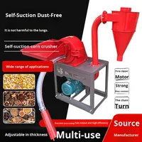Machine à moudre et à broyer le grain de petite taille multifonctionnelle automatique pour le blé, le riz, le maïs, les haricots, mini moulin à farine de blé