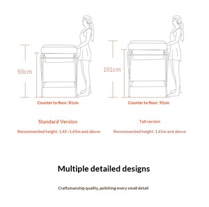 Mesa Cambiadora de Bebé Portátil y Plegable, Diseño Moderno de Metal y Tela para Uso en <span class=keywords><strong>el</strong></span> Hogar, Muebles para Guardería - Product Image 6