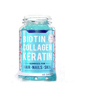 Aeglewell özel etiket biyotin saç sakızlı vitamin ve OEM ayı Vegan Biotin Gummies saç cilt çivi Gummies - Product Image 1