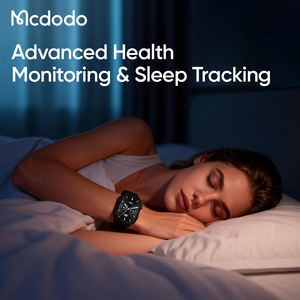 Montre connectée Mcdodo 757 avec appels sans fil et GPS, plus de 100 modes sportifs, suivi de la santé 24h/24, écran tactile 2,01 pouces pour les notifications, 7 jours - Product Image 5