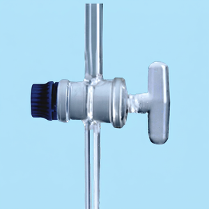 Burette avec robinet en verre en verre transparent de classe B - Product Image 1