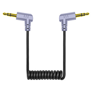 Câble d'extension audio auxiliaire stéréo enroulé mâle 3.5mm TRS <span class=keywords><strong>Jack</strong></span> pour appareil photo reflex numérique Home cinéma Câbles audio vidéo à gaine en PVC - Product Image 3