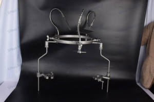 病院用ハロー脳牽引システム、神経外科手術台用頭蓋クランプ、ヘッドリングサークルフレーム - Product Image 4