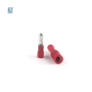 Red1.25-156 MPD/FRD Series 500 pares (1000 uds) macho hembra desconecta conectores de cable de bala de latón conectores de cable de empalme engarzado