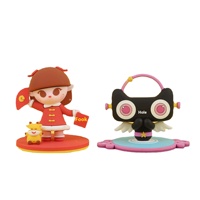 Fábrica personalizada de moda Anime lindo 3D PVC vinilo estatuilla suave caja ciega figura para decoración de escritorio resina modelo juguete congelado